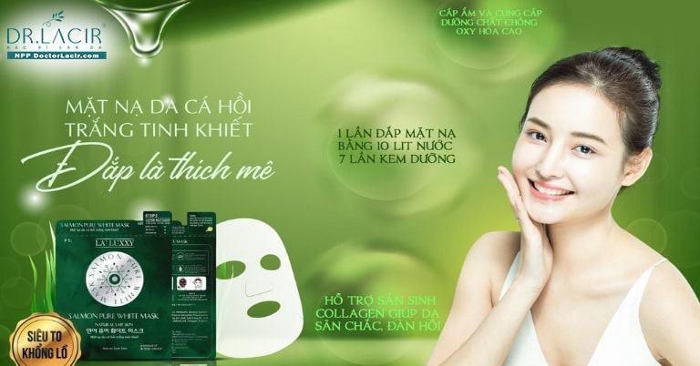 Lợi ích của Mặt nạ da cá hồi Dr.lacir La'Luxxy mang lại