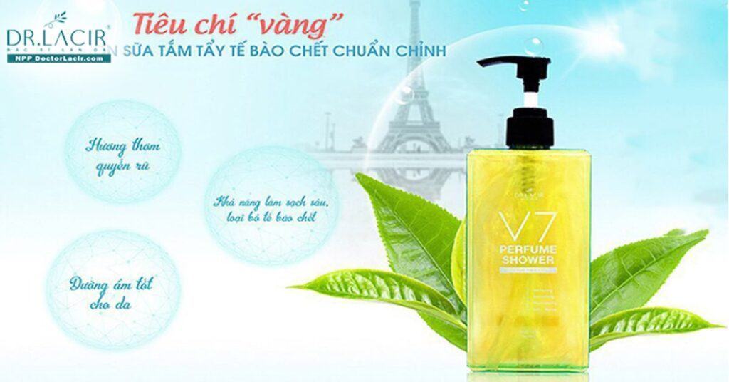 Sữa tắm trắng body V7 sản phẩm chăm sóc da hoàn hảo