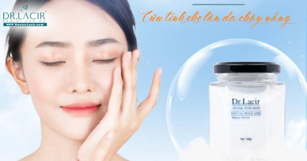 Trẻ hóa làn da với Mặt nạ thạch anh khô Crystal Rose Mask