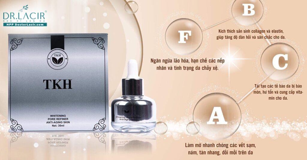 Review serum dưỡng da Trần Kim Huyền