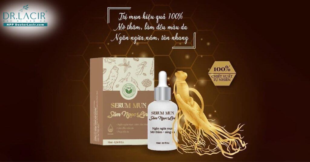 Ngừa mụn hiệu quả với serum mụn Sâm Ngọc Linh